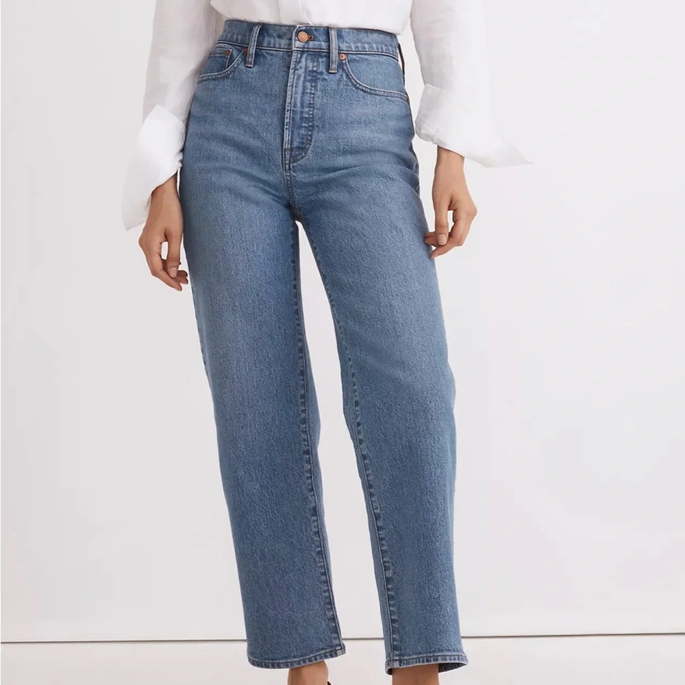 Madewell The Perfect Vintage Wide-Leg Crop Jean Knoxville Wash Size 26 - Picture 2 of 12